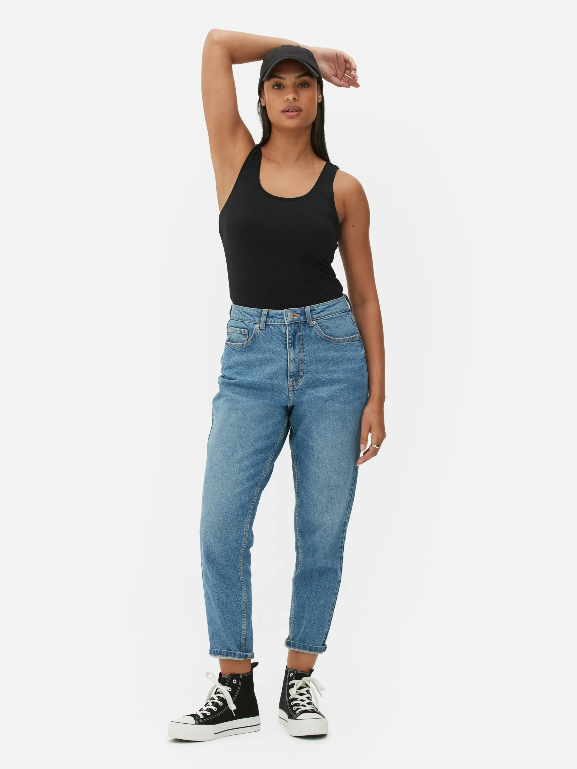 Hauts Et T-Shirts|Primark Débardeur Stretch Essential Noir