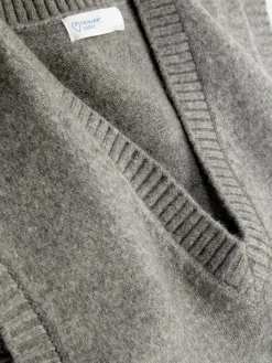 Pulls Et Gilets|Primark Débardeur Tricoté à Col En V Gris