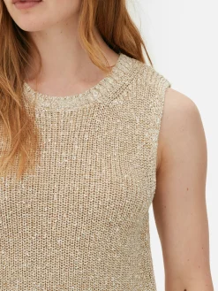 Hauts Et T-Shirts|Primark Débardeur Tricoté The Edit Écru