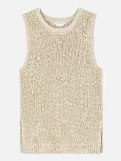 Hauts Et T-Shirts|Primark Débardeur Tricoté The Edit Écru