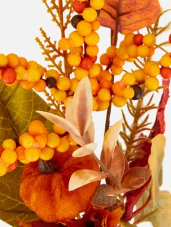 Déco Et Friandises D'Halloween|Tout Halloween|Primark Décoration Automnale à Une Tige Avec Feuilles Artificielles Orange