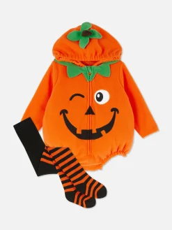 Déguisements Halloween Pour Enfants|Tout Halloween|Primark Déguisement Citrouille Duveteux D'Halloween Orange