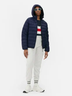 Manteaux Et Vestes|Primark Doudoune à Capuche Indispensable Bleu marine