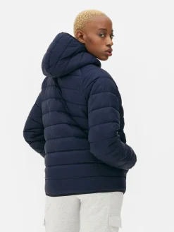 Manteaux Et Vestes|Primark Doudoune à Capuche Indispensable Bleu marine