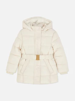 Manteaux Et Vestes|Primark Doudoune à Ceinture Ivoire