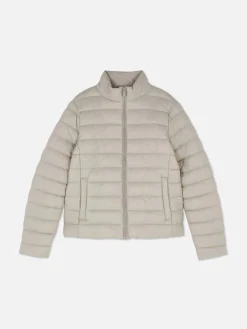 Manteaux Et Vestes|Primark Doudoune à Col Cheminée Naturel