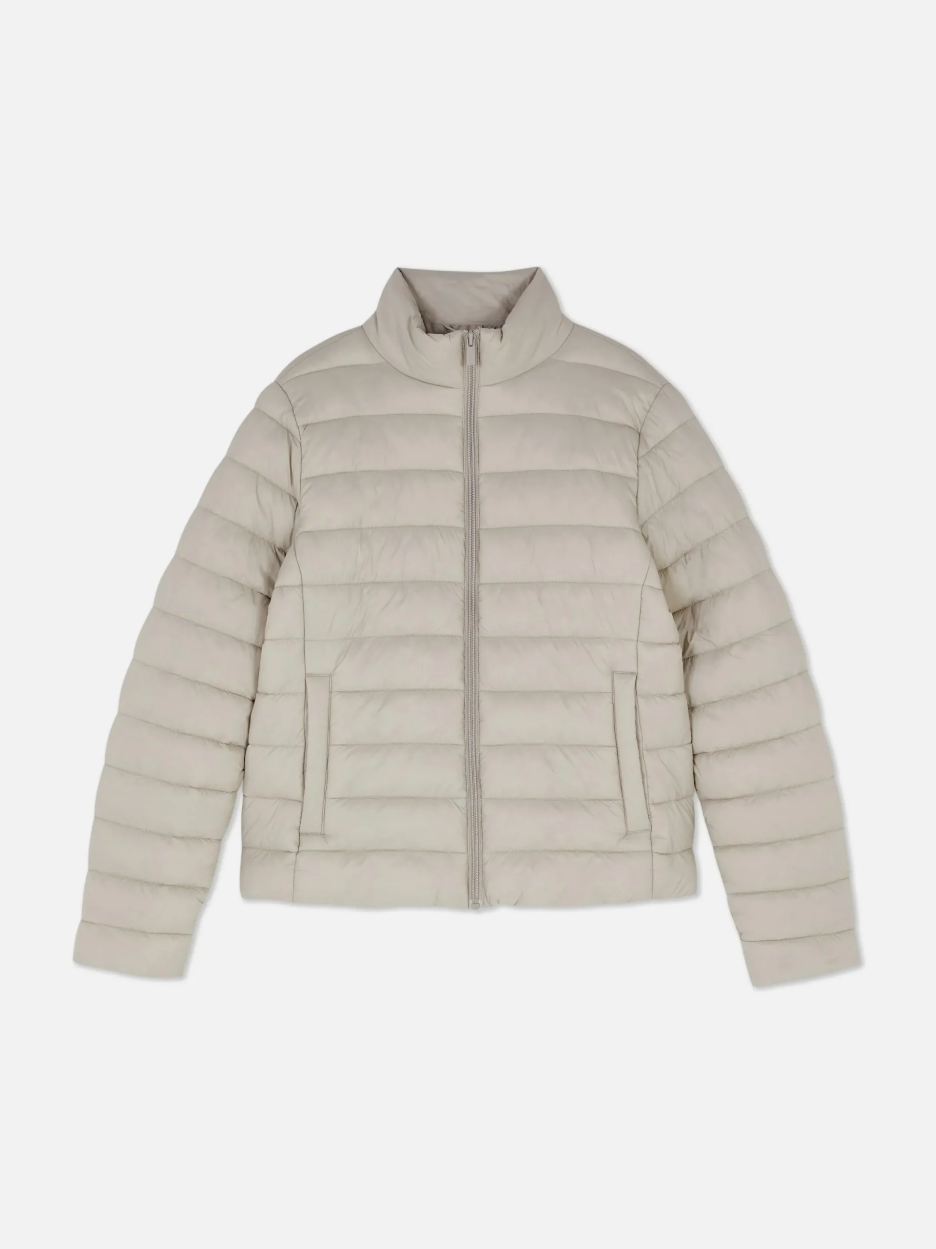 Manteaux Et Vestes|Primark Doudoune à Col Cheminée Naturel