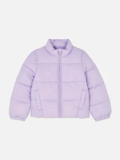 Manteaux Et Vestes|Primark Doudoune à Col Cheminée Lilas