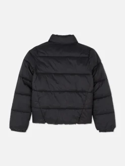 Manteaux Et Vestes|Primark Doudoune à Col Cheminée Noir