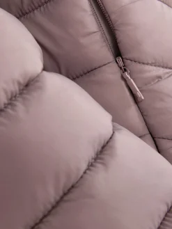 Manteaux Et Vestes|Primark Doudoune Légère à Capuche Rose foncé