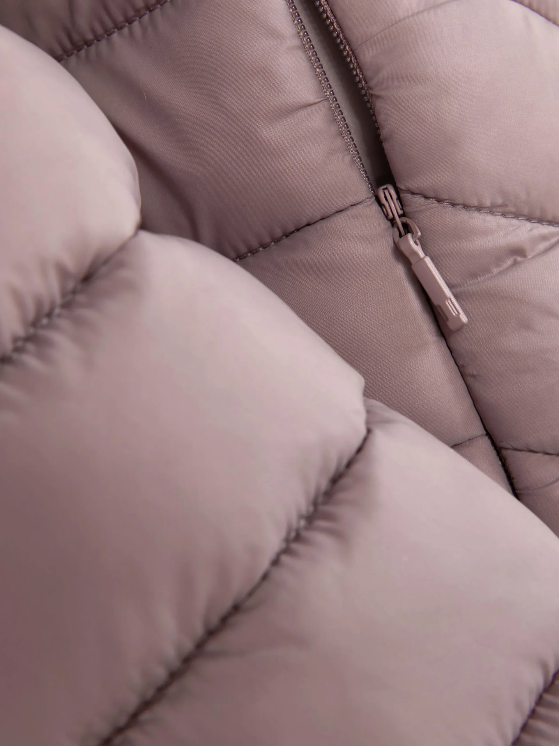 Manteaux Et Vestes|Primark Doudoune Légère à Capuche Rose foncé