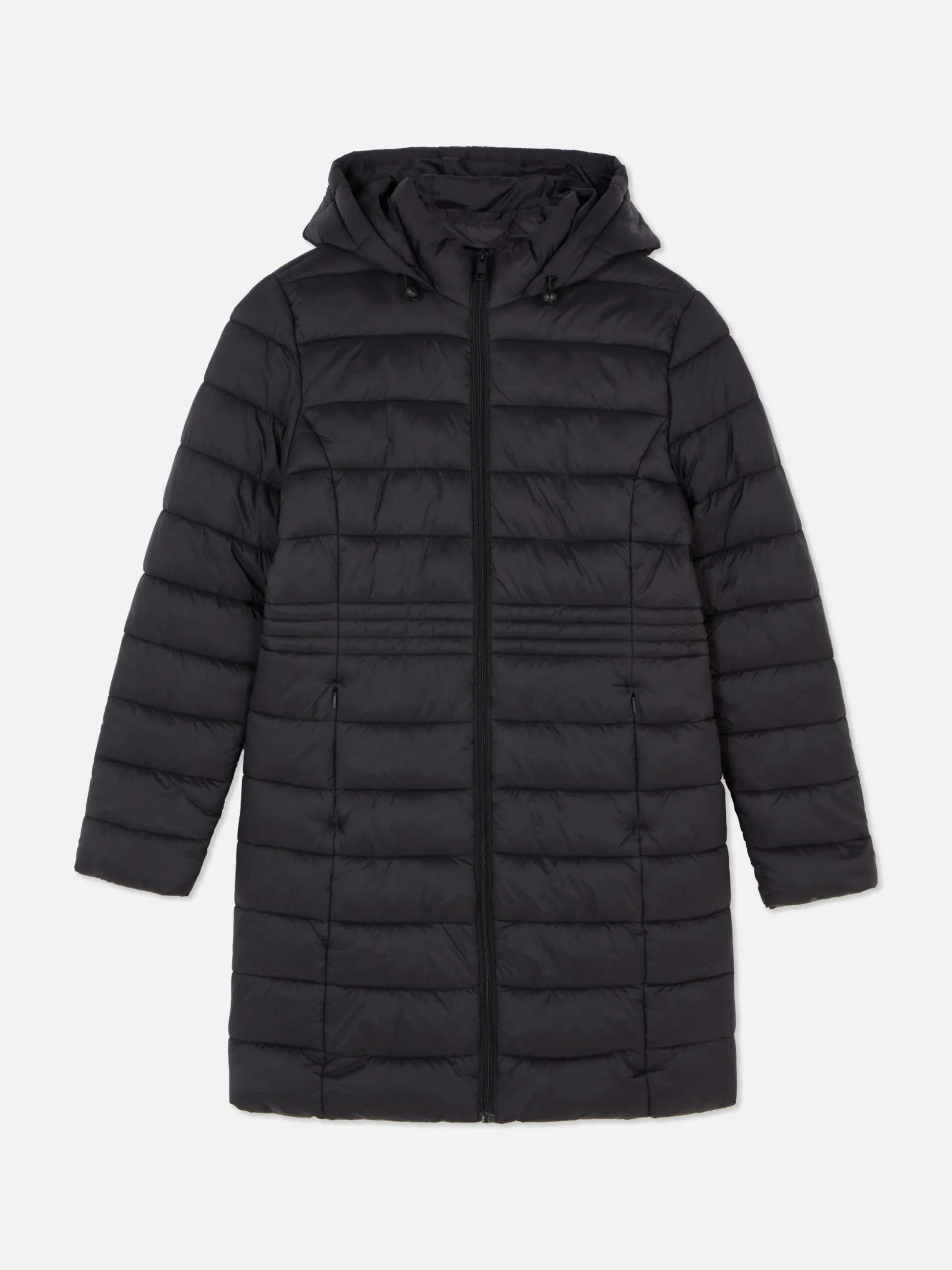 Manteaux Et Vestes|Primark Doudoune Longue Ultra-légère Noir