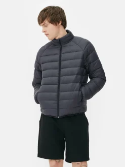 Manteaux Et Vestes|Primark Doudoune Matelassée à Col Cheminée Essential Anthracite