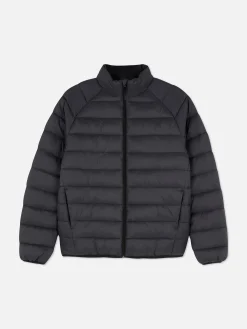 Manteaux Et Vestes|Primark Doudoune Matelassée à Col Cheminée Essential Anthracite