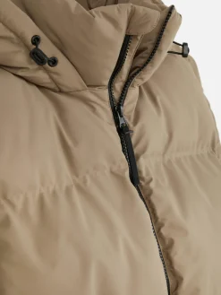 Manteaux Et Vestes|Primark Doudoune Sans Manches à Capuche Fauve