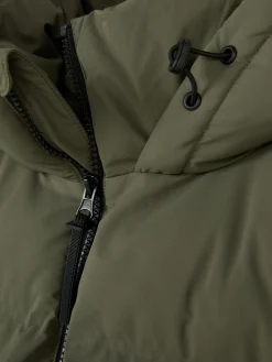 Manteaux Et Vestes|Primark Doudoune Sans Manches à Capuche Vert