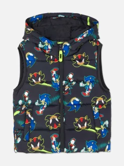 Manteaux Et Vestes|Primark Doudoune Sans Manches Sonic Le Hérisson Sonic Anthracite