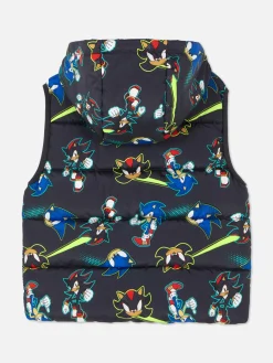 Manteaux Et Vestes|Primark Doudoune Sans Manches Sonic Le Hérisson Sonic Anthracite