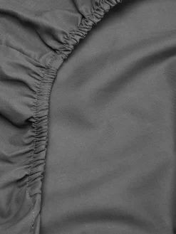 Draps Et Taies D'Oreillers|Primark Drap Housse En Coton Pour Lit King Size Gris foncé