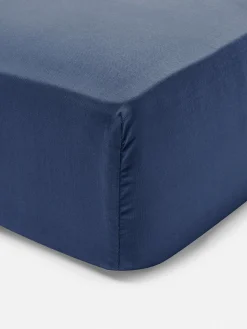 Draps Et Taies D'Oreillers|Primark Drap-housse Double Bleu marine