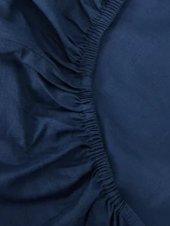 Draps Et Taies D'Oreillers|Primark Drap-housse Double Bleu marine