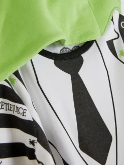 Déguisements Halloween Pour Enfants|Primark Ensemble Body Et Chapeau Beetlejuice Noir