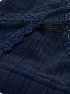 Ensembles Lingerie|Primark Ensemble Brassière Triangle Et String Sans Couture Bleu marine