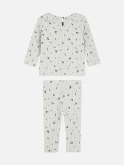 Ensembles Et Tenues|Primark Ensemble Coordonné Haut à Col Et Legging Gris chiné