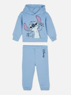 Ensembles Et Tenues|Primark Ensemble Coordonné Sweat à Capuche Et Bas De Jogging Disney Lilo & Stitch Bleu