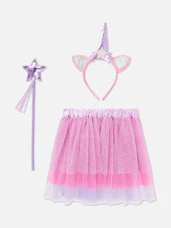 Déguisements Halloween Pour Enfants|Tout Halloween|Primark Ensemble D'accessoires 3-pièces Licorne D'Halloween Multicolore