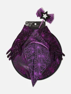 Déguisements Halloween Pour Enfants|Tout Halloween|Primark Ensemble D'accessoires 3-pièces Sorcière D'Halloween Noir