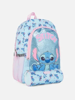 Sacs|Primark Ensemble D'école Sac à Dos Et Trousse Disney Stitch Bleu