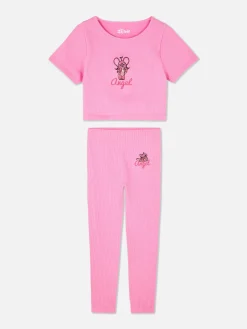 Pyjamas Et Vêtements De Nuit|Primark Ensemble Décontracté Côtelé Disney Lilo & Stitch Angel Rose