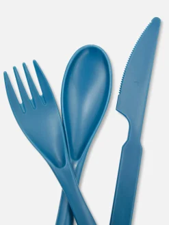 Couverts Et Ustensiles|Primark Ensemble De Couverts Réutilisables Bleu