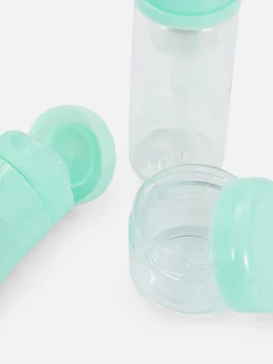 Accessoires De Soins|Accessoires Voyages|Primark Ensemble De Flacons De Voyage Blanc