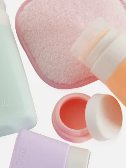 Accessoires De Soins|Accessoires Voyages|Primark Ensemble De Flacons De Voyage - Cinq Pièces Multicolore