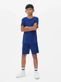 Vêtements De Sport|Ensembles Et Tenues|Primark Ensemble De Sport T-shirt Et Short Coordonné Bleu