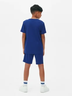 Vêtements De Sport|Ensembles Et Tenues|Primark Ensemble De Sport T-shirt Et Short Coordonné Bleu