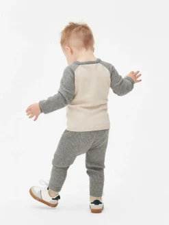 Ensembles Et Tenues|Primark Ensemble Pull Et Legging En Tricot à Coordonner Disney Mickey Mouse Gris