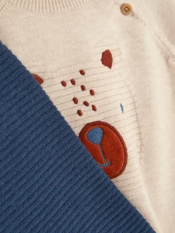 Ensembles Et Tenues|Primark Ensemble Pull Tricoté Et Legging Bleu marine