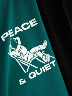 Pyjamas|Primark Ensemble Short Et T-shirt De Pyjama Bleu sarcelle