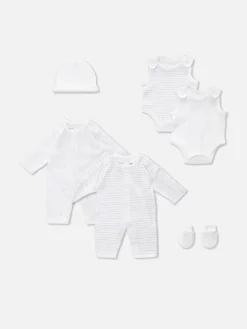 Ensembles Et Tenues|Primark Ensemble Six Pièces Pour Bébé Prématuré Blanc