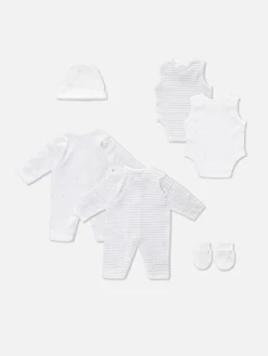 Ensembles Et Tenues|Primark Ensemble Six Pièces Pour Bébé Prématuré Blanc