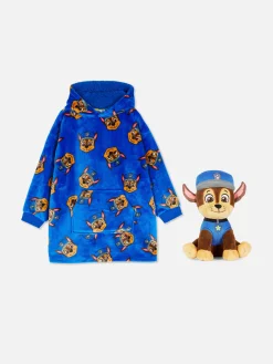 Sweat À Capuche Et Combinaison|Primark Ensemble Snuddie Et Peluche Pour Enfant La Pat' Patrouille Chase Bleu