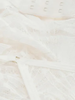 Ensembles Lingerie|Primark Ensemble Soutien-gorge Non Rembourré Et String En Dentelle Blanc