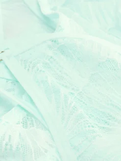 Ensembles Lingerie|Primark Ensemble Soutien-gorge Non Rembourré Et String En Dentelle Vert menthe