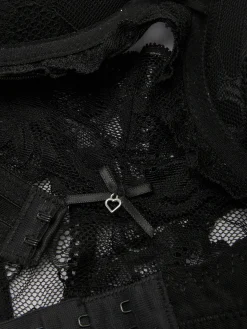 Ensembles Lingerie|Primark Ensemble Soutien-gorge Push-up Et String Dentelle Noir