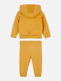 Ensembles Et Tenues|Primark Ensemble Sweat à Capuche Et Bas De Jogging Coordonné Jaune moutarde