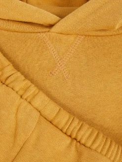 Ensembles Et Tenues|Primark Ensemble Sweat à Capuche Et Bas De Jogging Coordonné Jaune moutarde