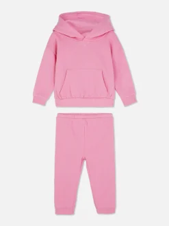 Ensembles Et Tenues|Primark Ensemble Sweat à Capuche Et Bas De Jogging Rose
